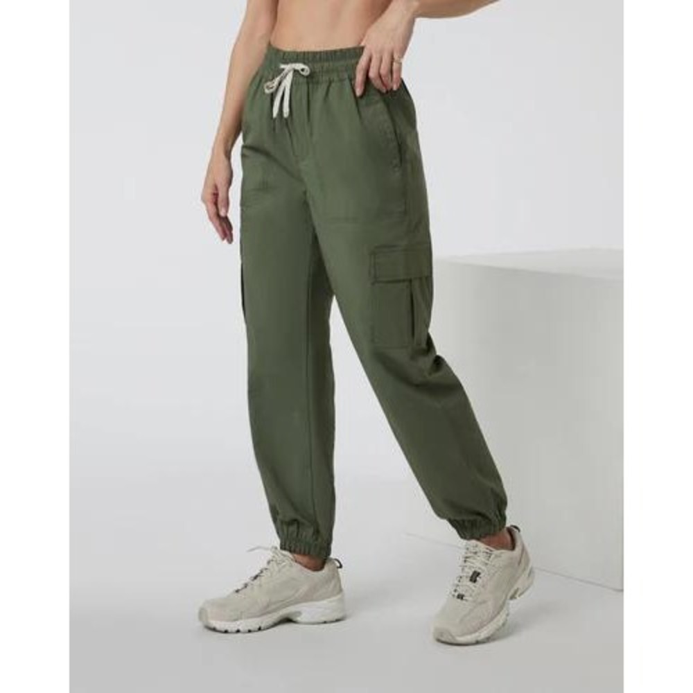 Vuori Birch Jogger Pants Cargo Utility Athleisure VW494 Sage Green Womens Small